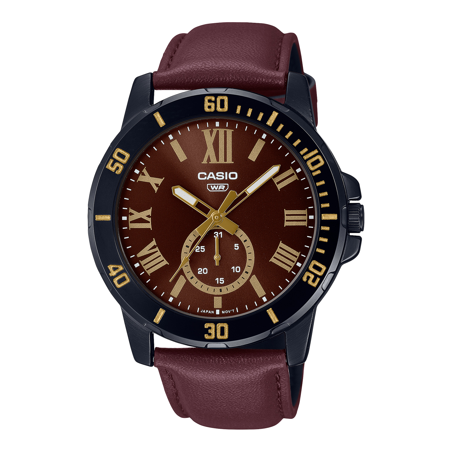 CASIO ANALOG MENS WATCH MTP-VD200BL-5BUDF