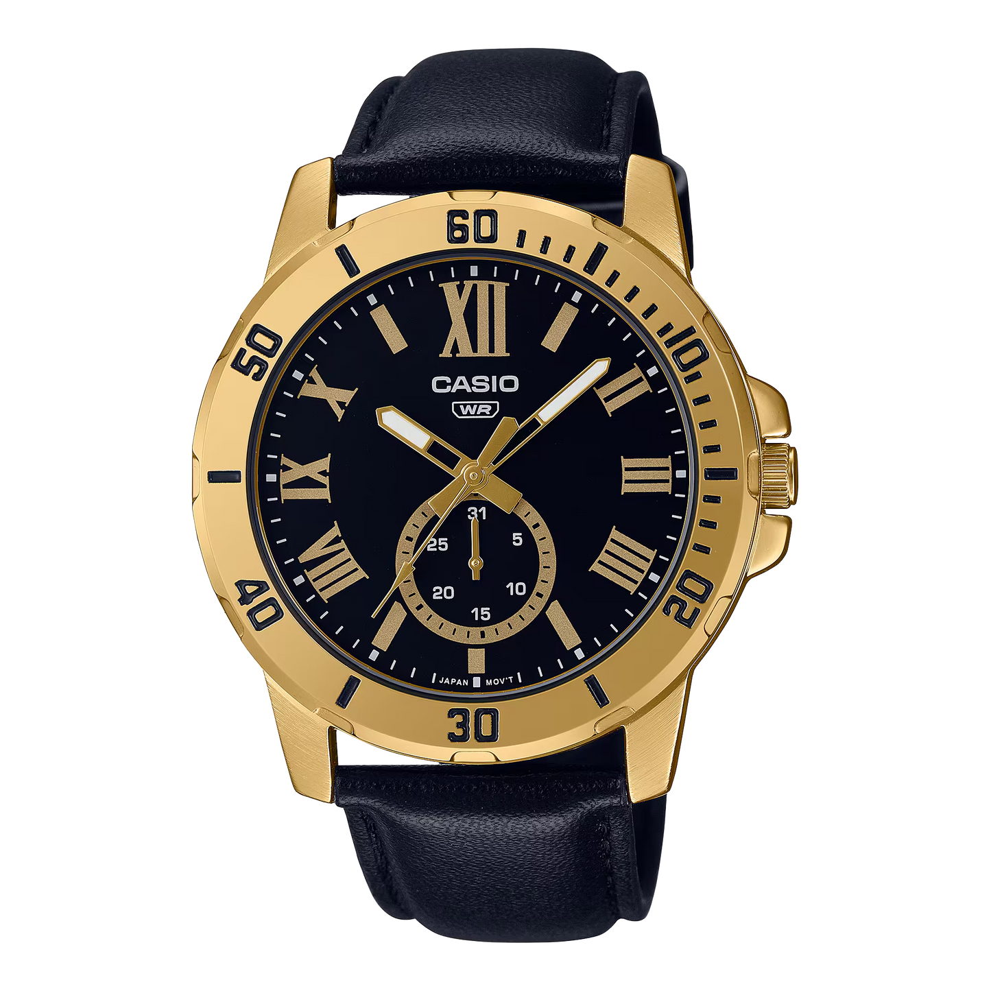 CASIO ANALOG MENS WATCH MTP-VD200GL-1BUDF
