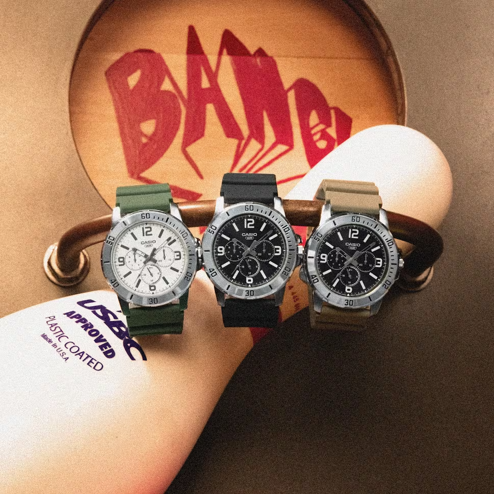 CASIO ANALOG MENS WATCH MTP-VD300-5BUDF