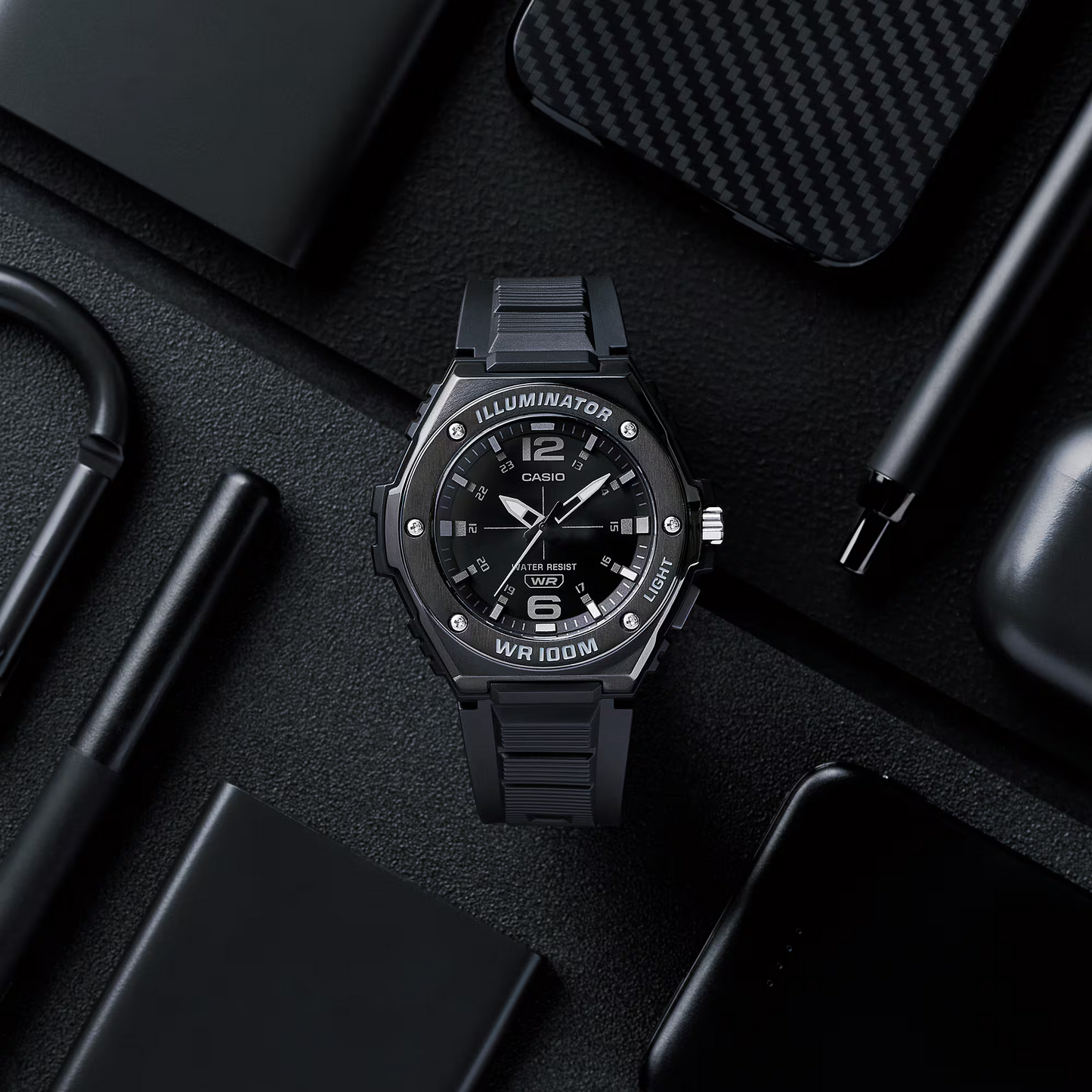 CASIO ANALOG MENS WATCH MWA-100HB-1AVDF