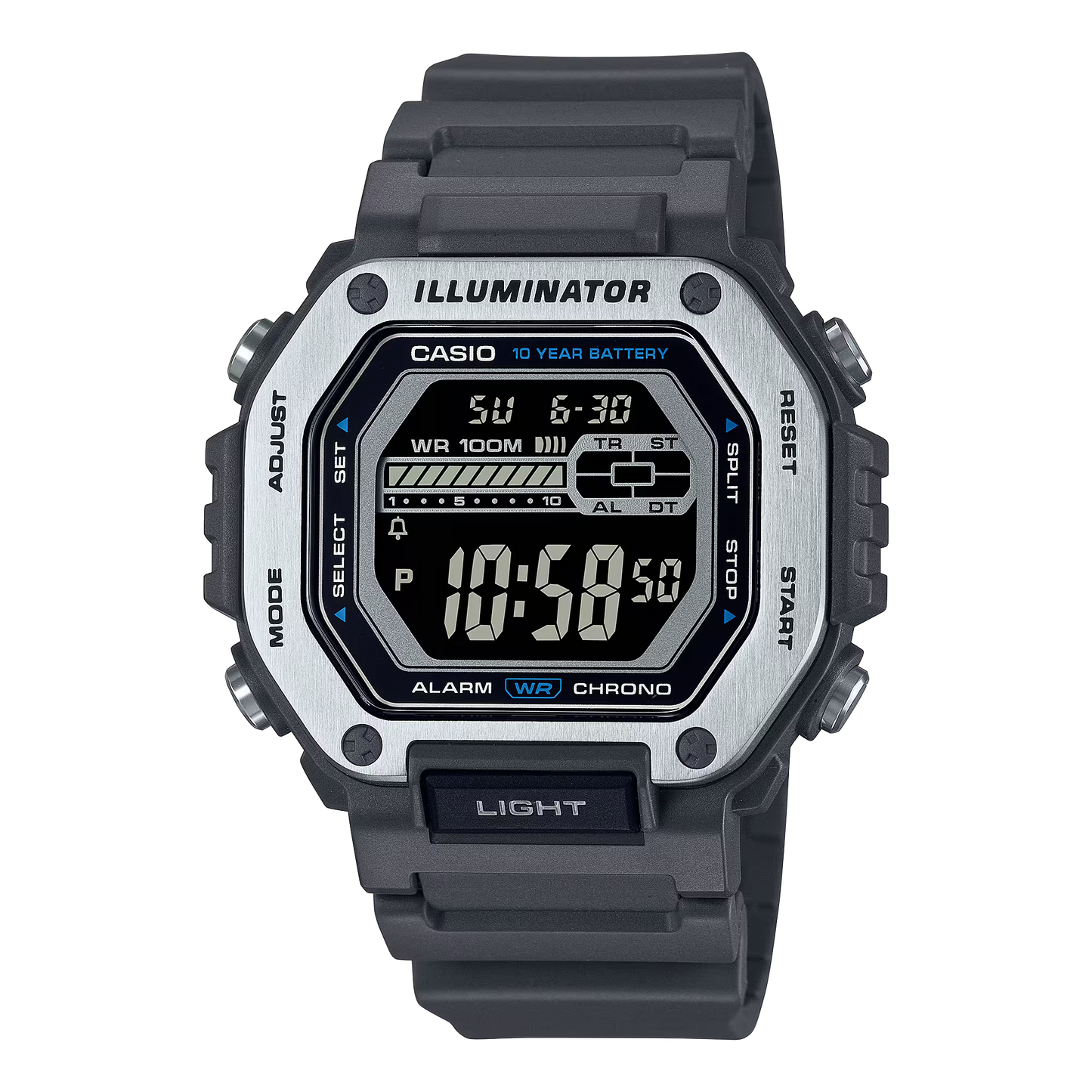 CASIO DIGITAL MENS WATCH MWD-110H-8BVDF