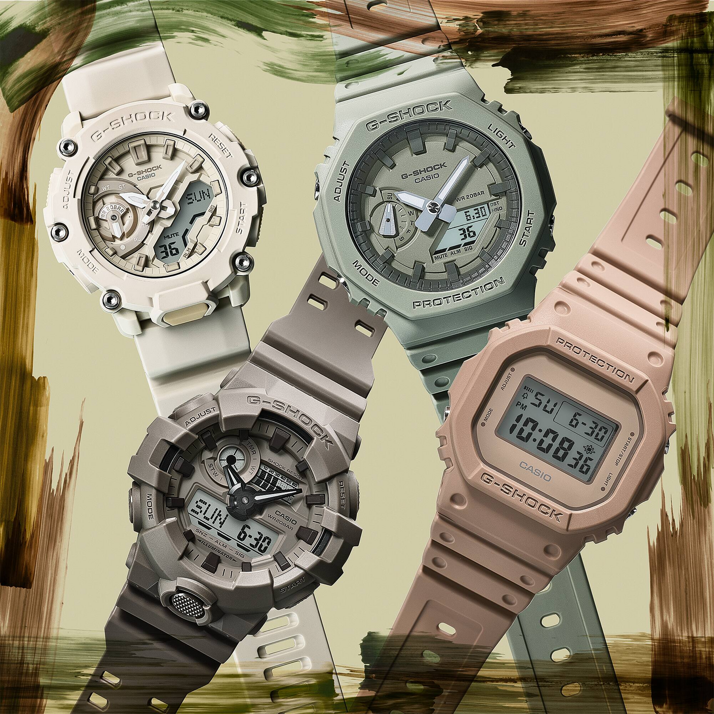 Casio G-Shock GA-2200NC-7ADR Analog Digital Men's Watch White