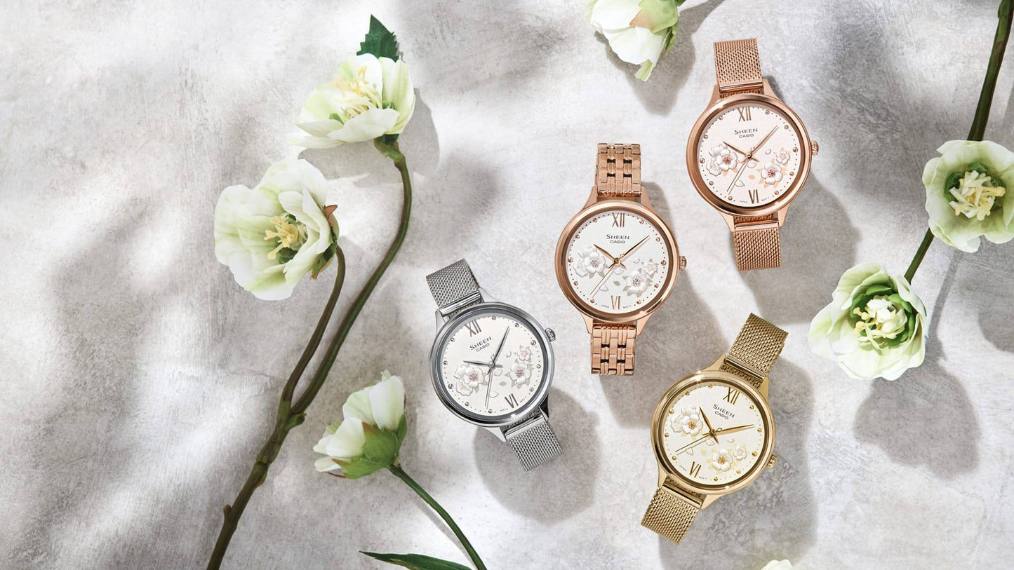 SHEEN Women Analog Watch SHE-4551PG-7AUDF