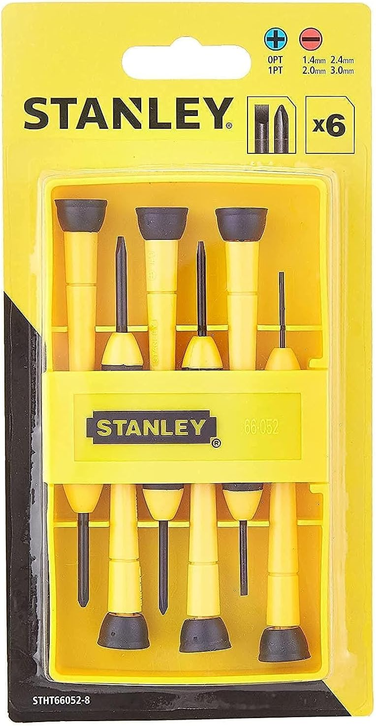 STANLEY 6PCS BI-MAT PRECISION SCREWDRIVER SET