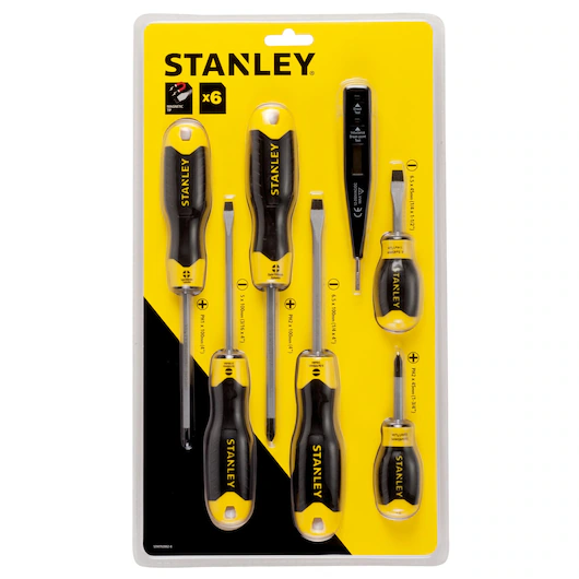 STANLEY 6PCS SET W/BONUS (TESTER INCLUDED)
