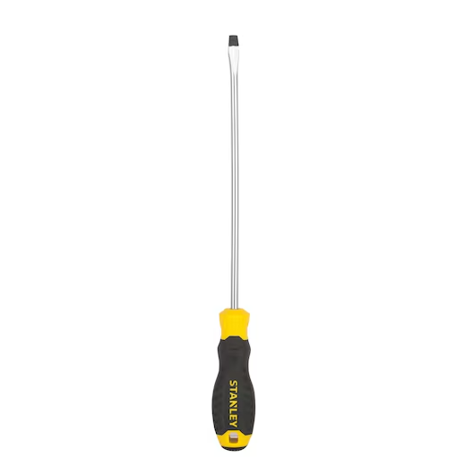 STANLEY SLOTTED SCREWDRIVERS MAGNETIC TIP 6.5MM X 200MM