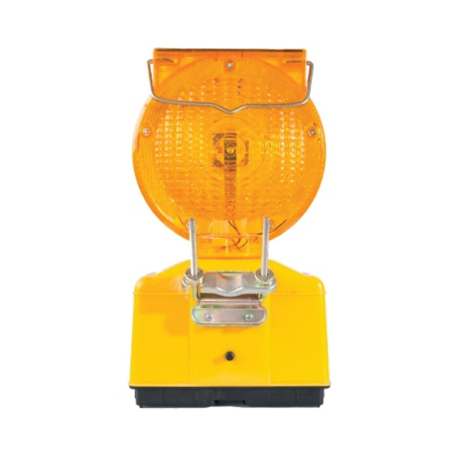 TLS1317-WARNING LIGHT 4PCS LED IN PS AMBER LENS & PP ORANGE BASE WITH METAL BRACKET