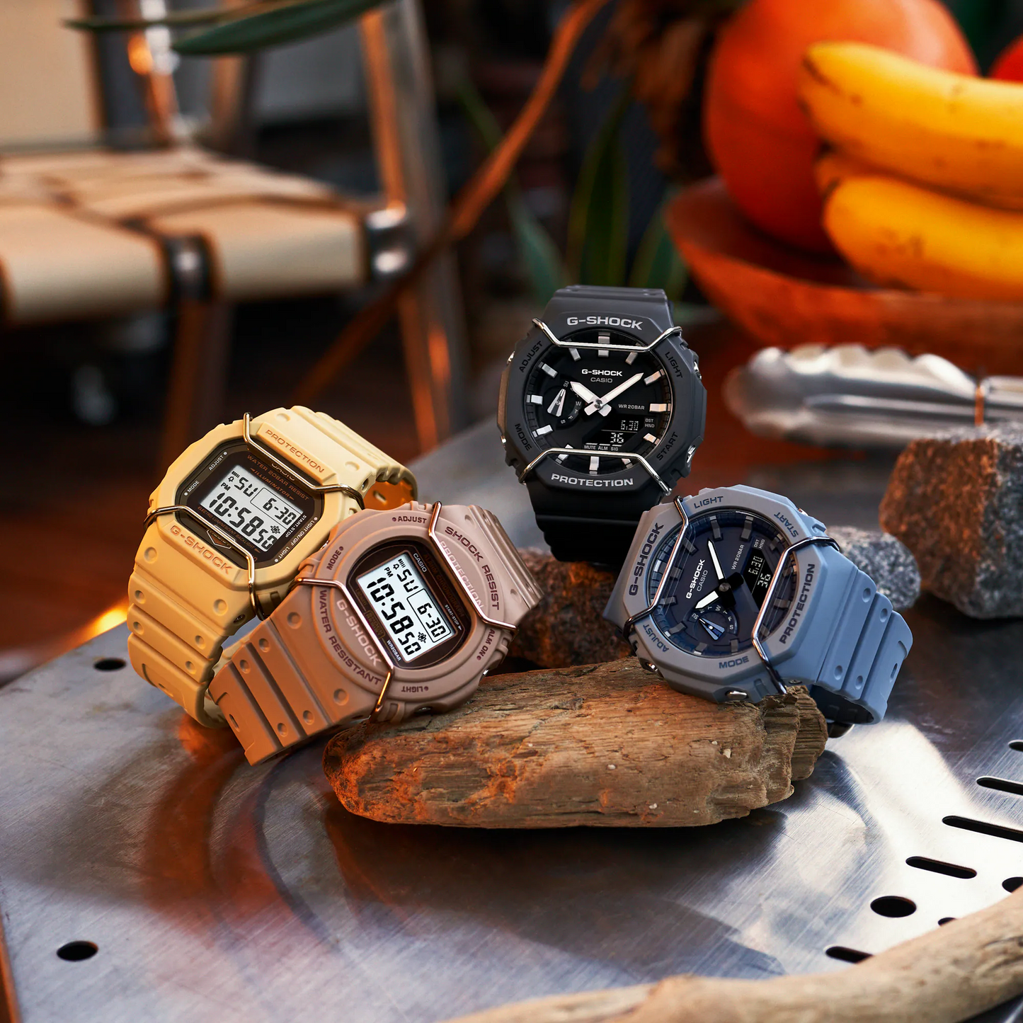 G-SHOCK CASUAL MEN TONE ON TONE WATCH DW-5600PT-5DR