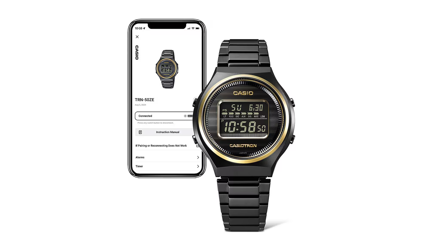 CASIOTRON CASIO Men Watch 50th Anniversary TRN-50ZE-1ADR