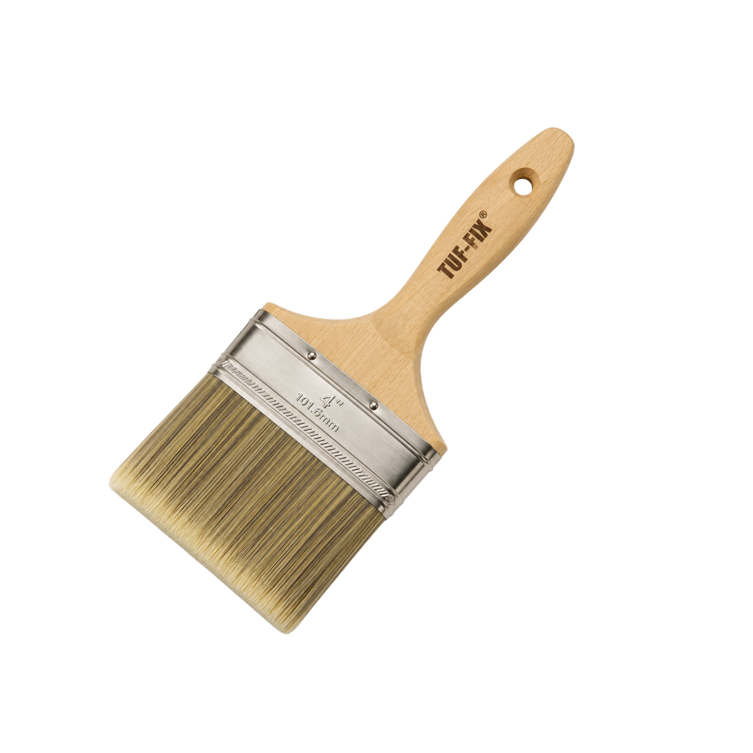 TUF-FIX 4PBWM PAINT BRUSH – SIZE 4 INCH, , STAINLESS STEEL FERRULE