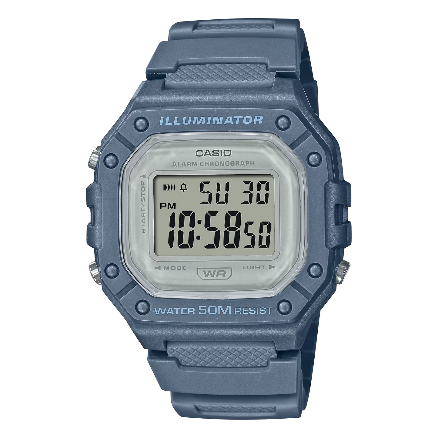CASIO DIGITAL UNISEX WATCH W-218HC-2AVDF