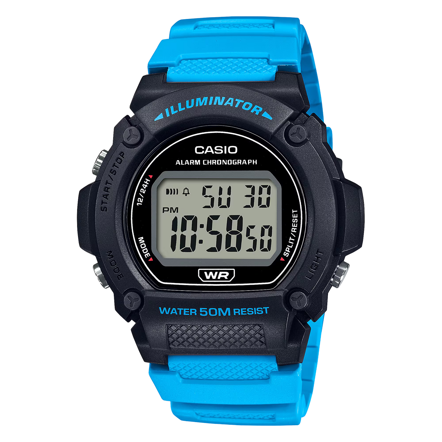 CASIO DIGITAL MENS WATCH W-219H-2A2VDF