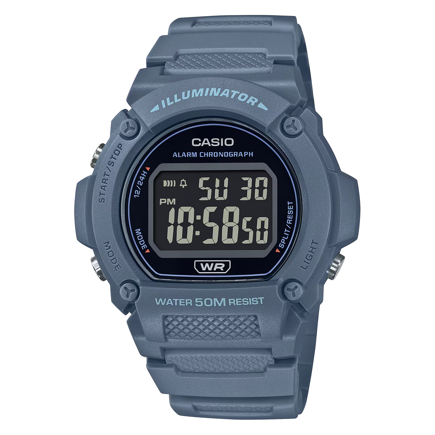 CASIO DIGITAL MENS WATCH W-219HC-2BVDF