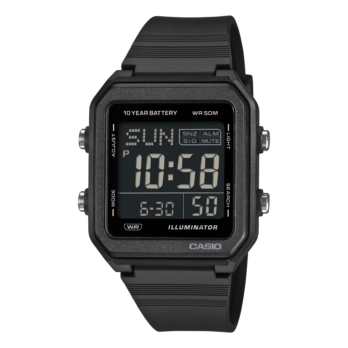 CASIO DIGITAL MEN'S WATCH W-221H-1BVDF