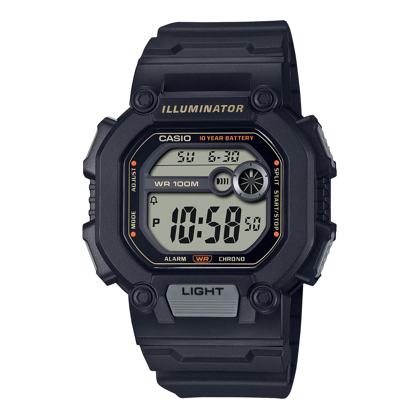 CASIO DIGITAL MENS WATCH W-737HX-1AVDF
