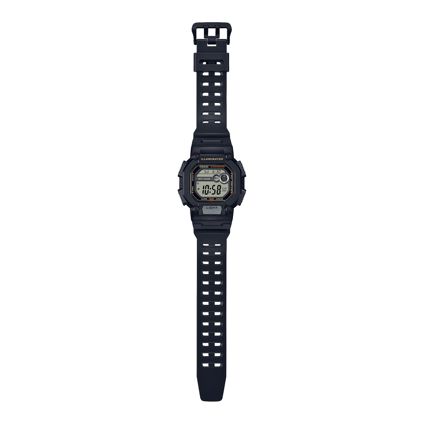 CASIO DIGITAL MENS WATCH W-737HX-1AVDF