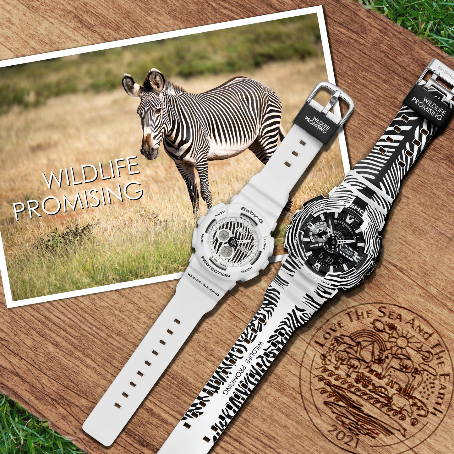 G-SHOCK WILDLIFE PROMISING COLLABORATION MEN'S WATCH GA-110WLP-7ADR