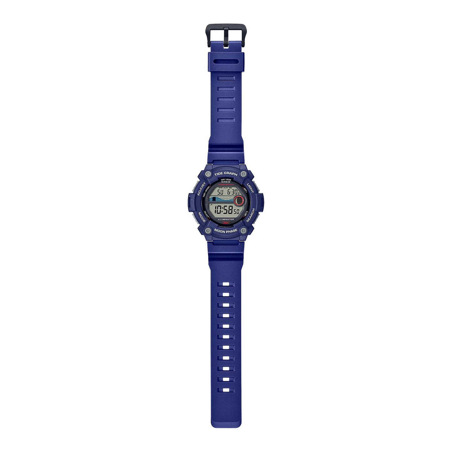 CASIO DIGITAL MENS WATCH WS-1300H-2AVDF