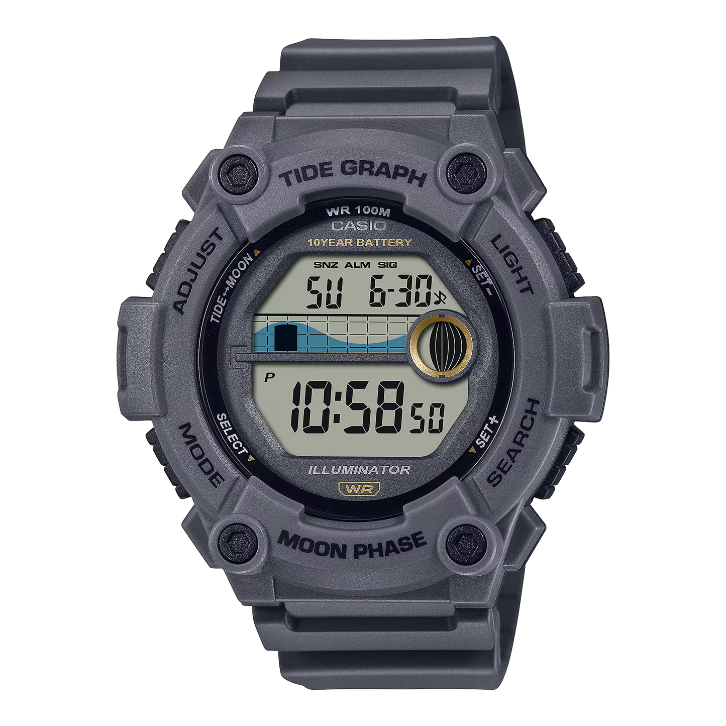 CASIO DIGITAL MENS WATCH WS-1300H-8AVDF