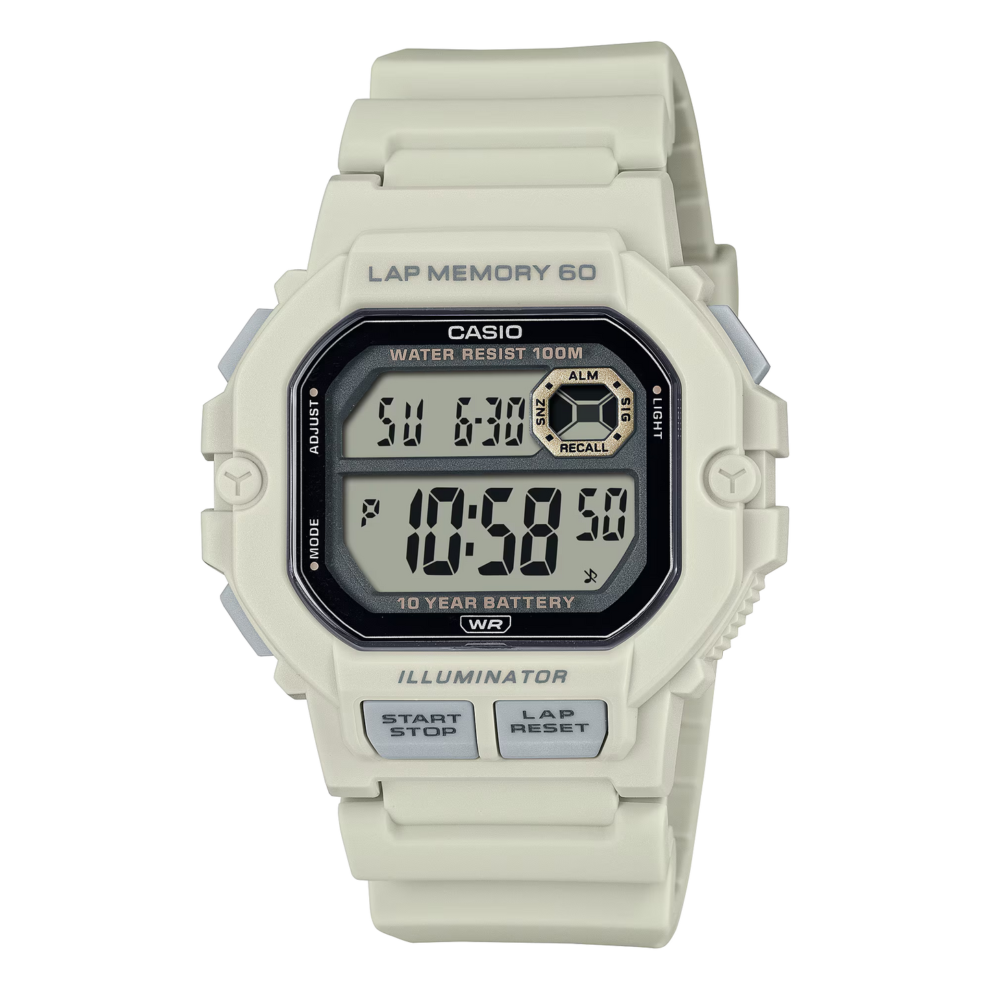 CASIO UNISEX DIGITAL WATCH WS-1400H-8AVDF