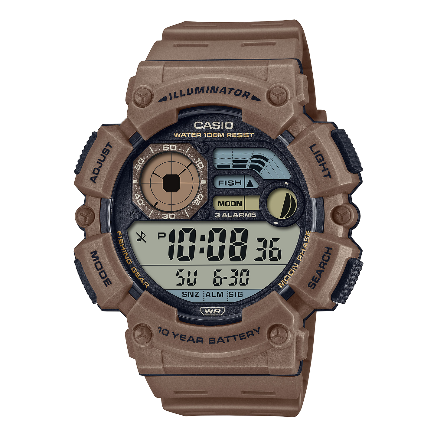 CASIO DIGITAL MENS WATCH WS-1500H-5AVDF