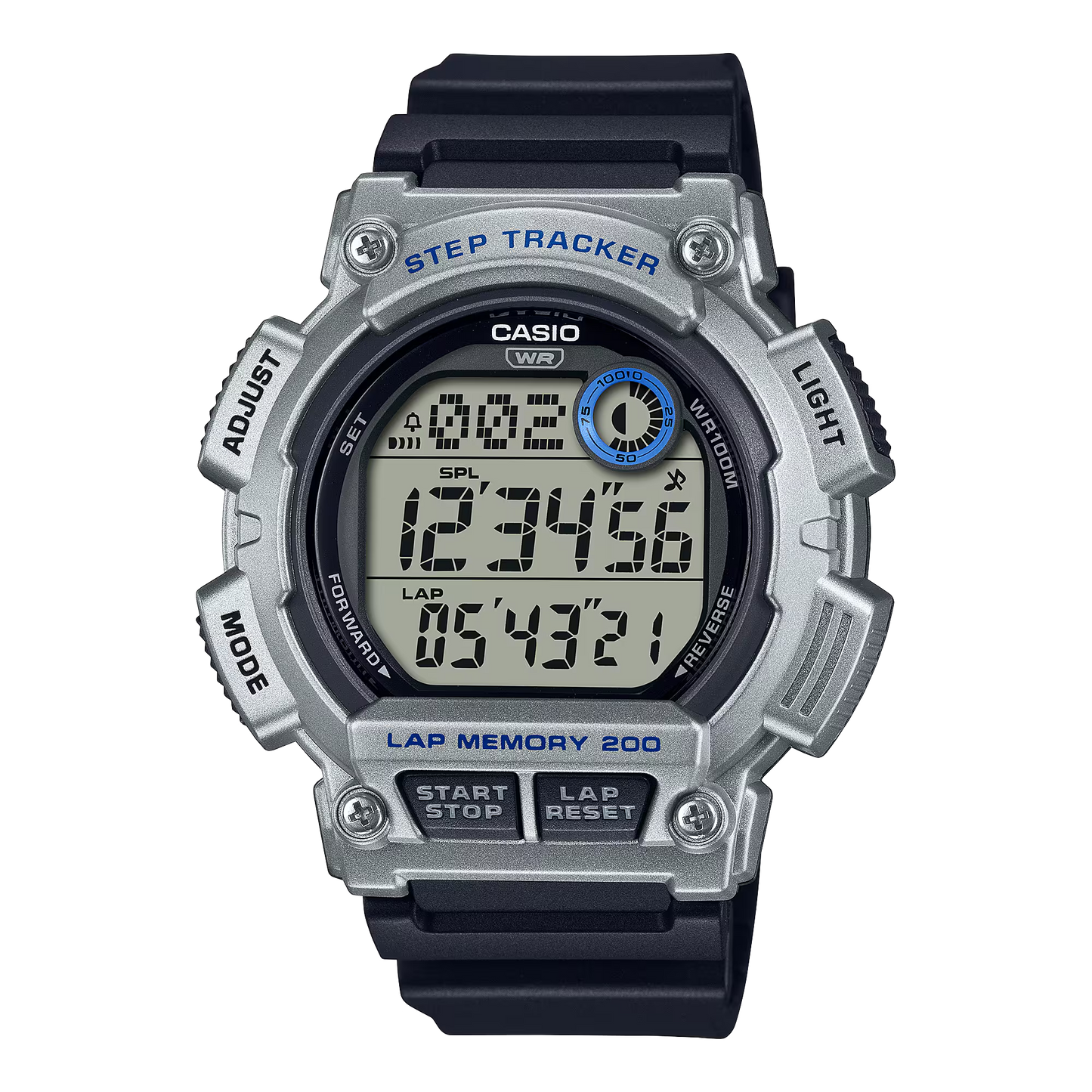 CASIO DIGITAL MENS WATCH WS-2100H-1A2VDF