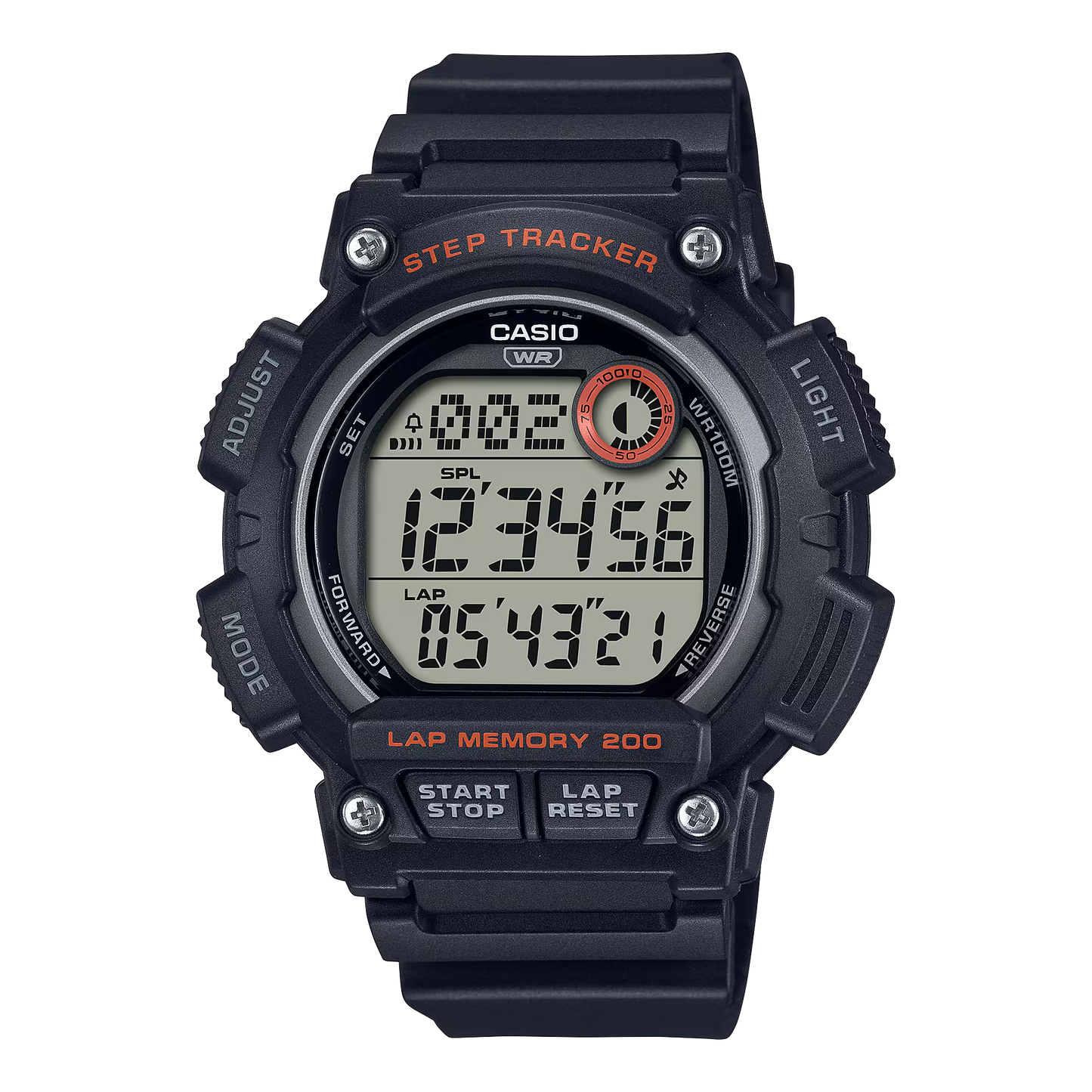 CASIO DIGITAL MENS WATCH WS-2100H-1AVDF