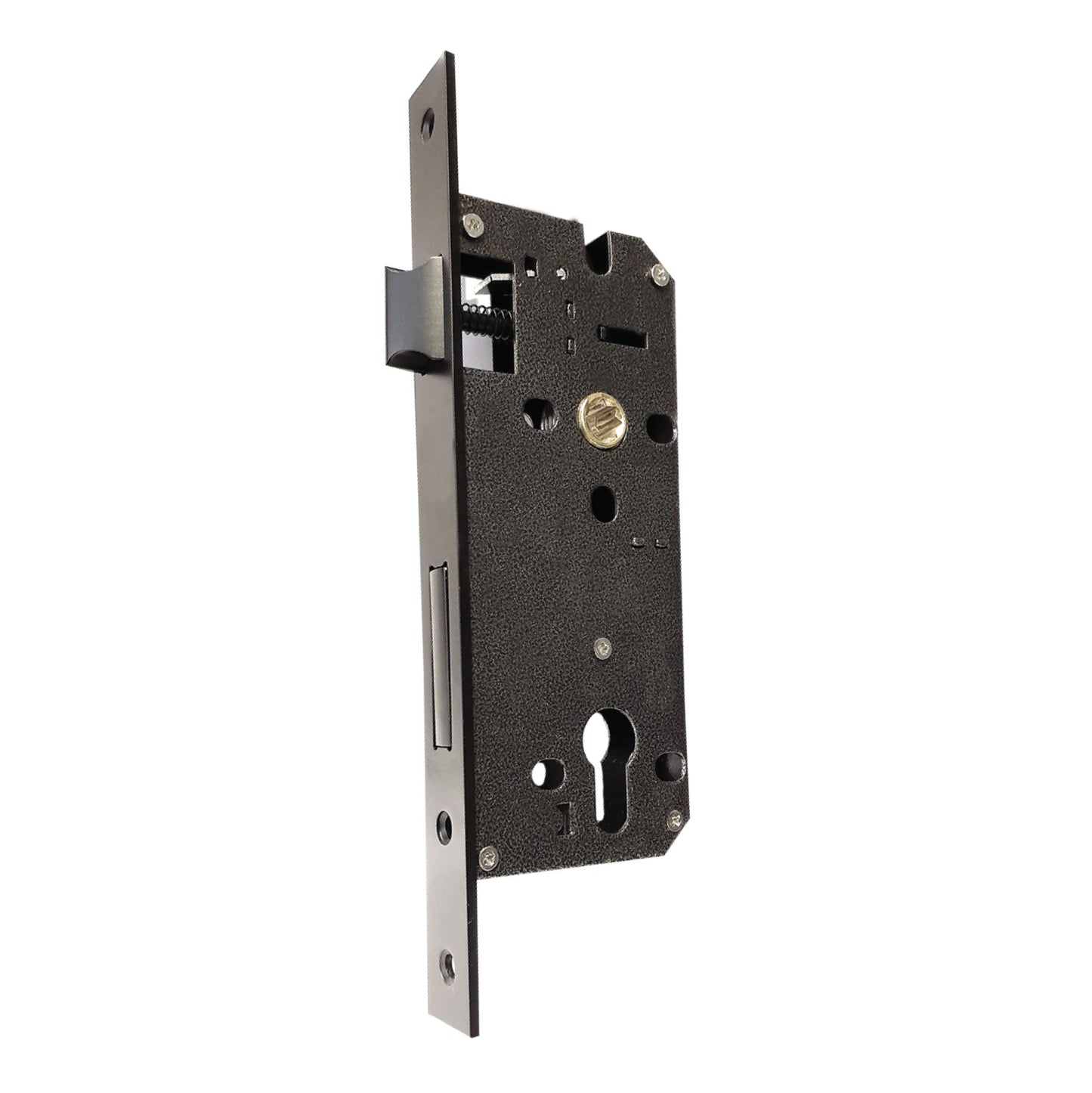 TFX11T9012-45AZ-45X85 LOCK BODY ZINC PLATED, FRONT IRON PLATE WITH NICKLE PLATED