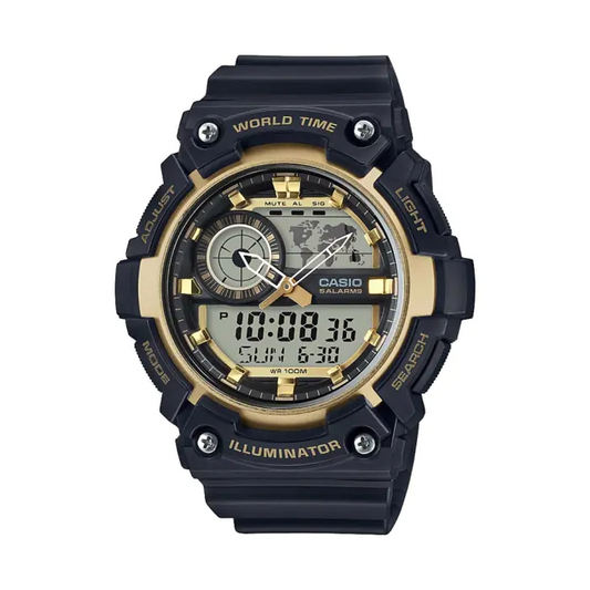 CASIO DIGITAL MENS WATCH AEQ-200W-9AVDF