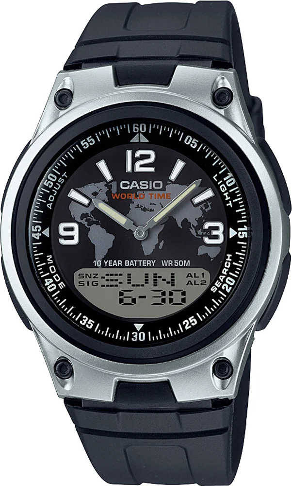 CASIO ANALOG-DIGITAL MENS WATCH AW-80-1A2VDF