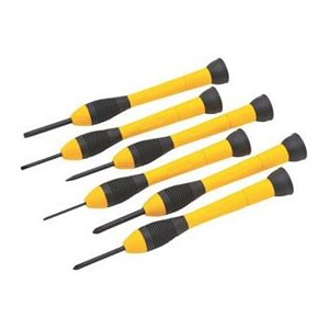 STANLEY 6PCS BI-MAT PRECISION SCREWDRIVER SET