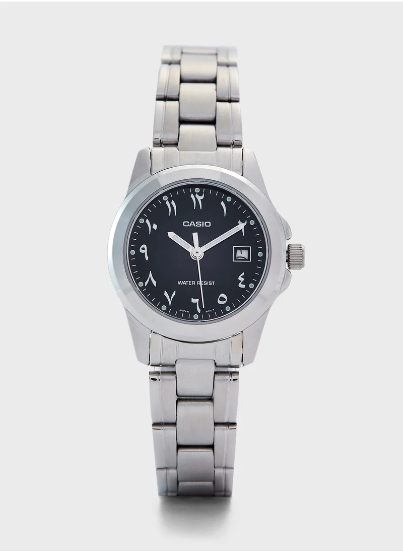 CASIO ANALOG WOMENS WATCH LTP-1215A-1B3DF