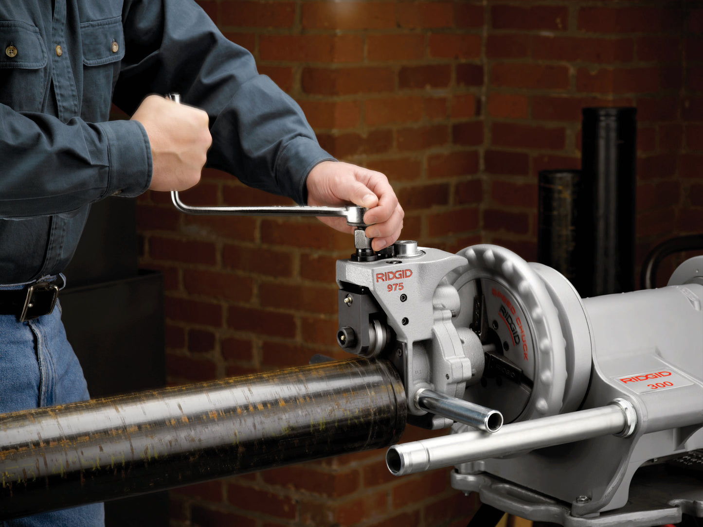 RIDGID 975 Combo Roll Groover
