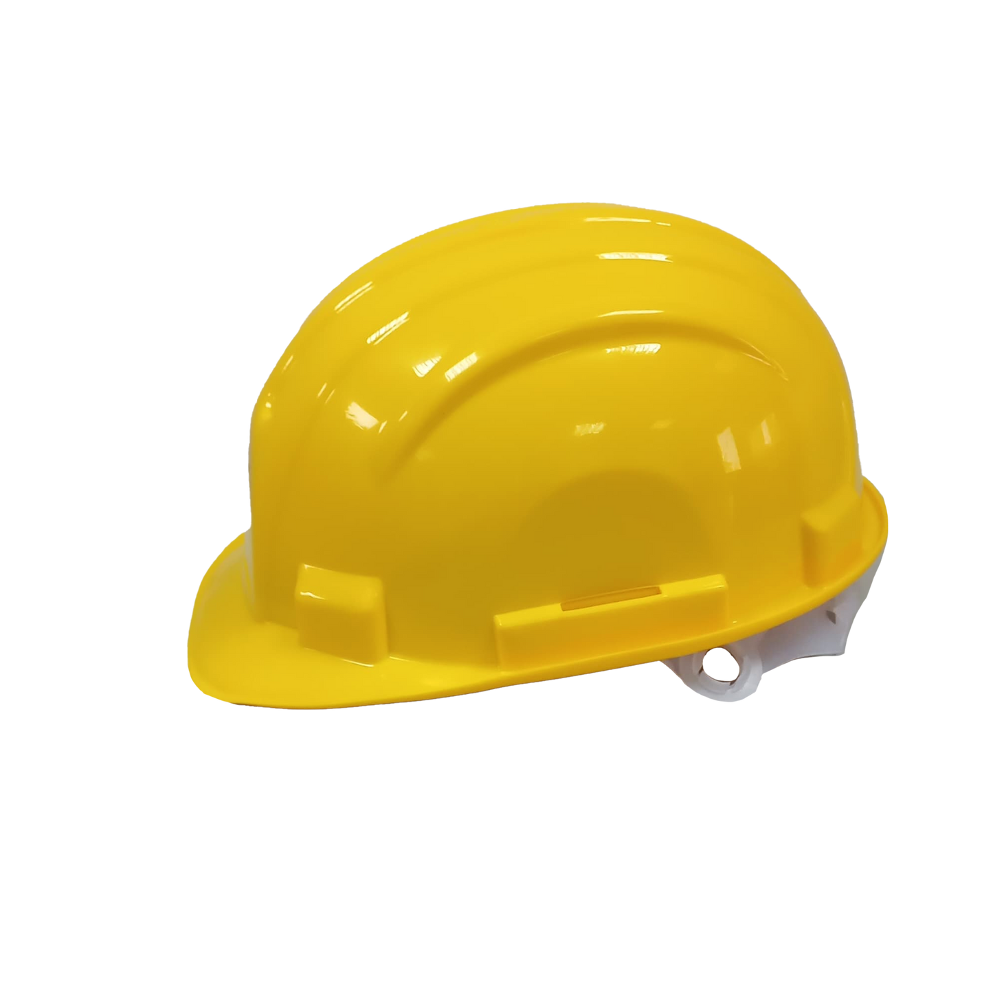 HM007-YLW SAFETY HELMET PE MATERIAL YELLOW
