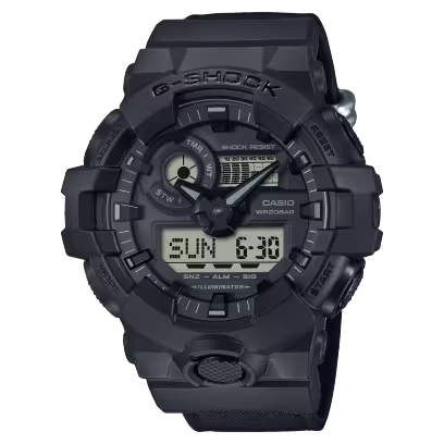 CASIO G-SHOCK GA-700BCE-1ADR ANALOG-DIGITAL BLACK MEN'S WATCH