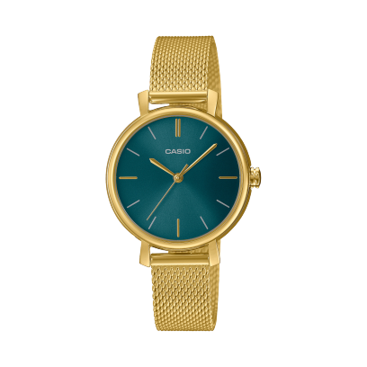 CASIO WATCH AND BANGLE SET WOMEN WATCH LTP-2024VMG-3CDR