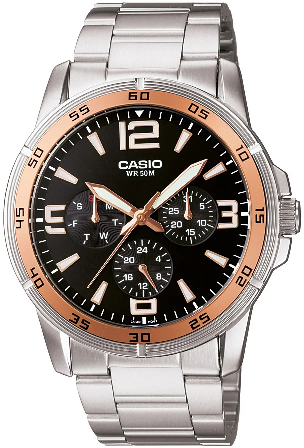 CASIO ANALOG MENS WATCH MTP-1299D-1AVDF
