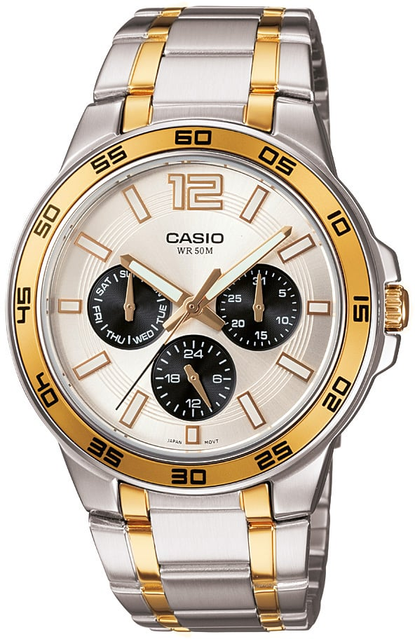 CASIO ANALOG MENS WATCH MTP-1300SG-7AVDF
