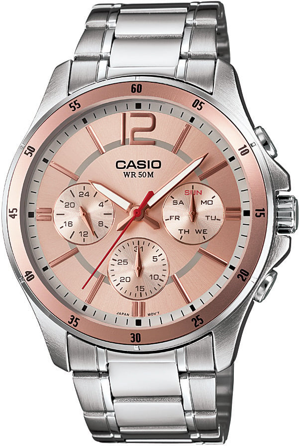 CASIO ANALOG MENS WATCH MTP-1374D-9AVDF