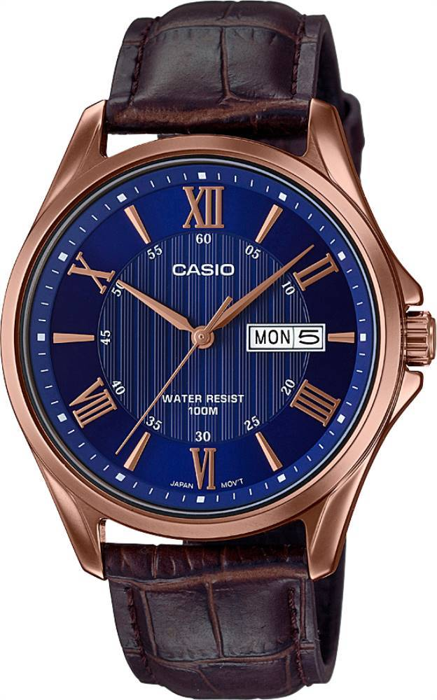 CASIO ANALOG MENS WATCH MTP-1384L-2AVDF