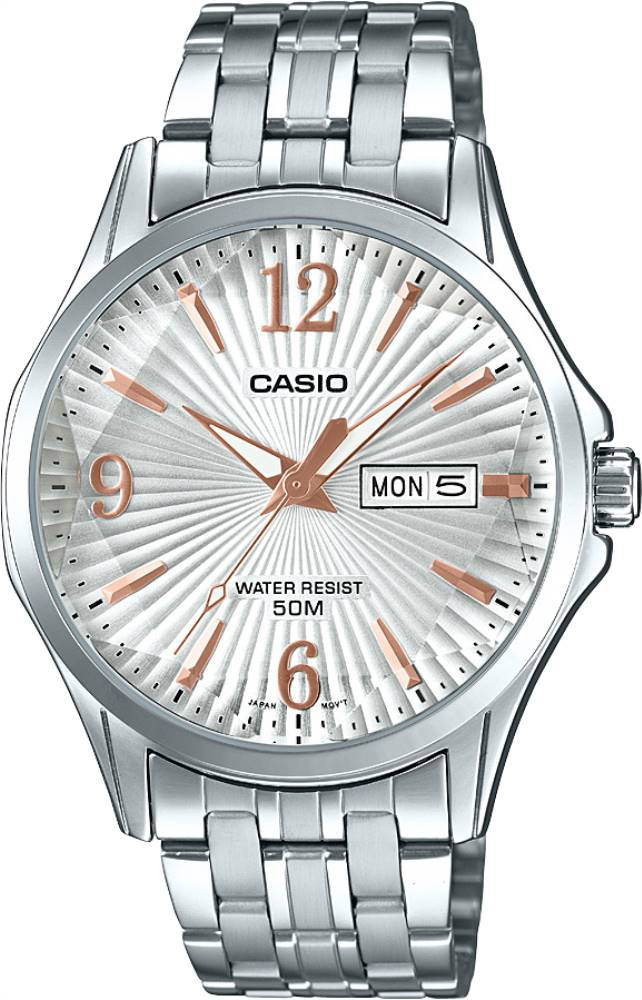 CASIO ANALOG MENS WATCH MTP-E120DY-7AVDF