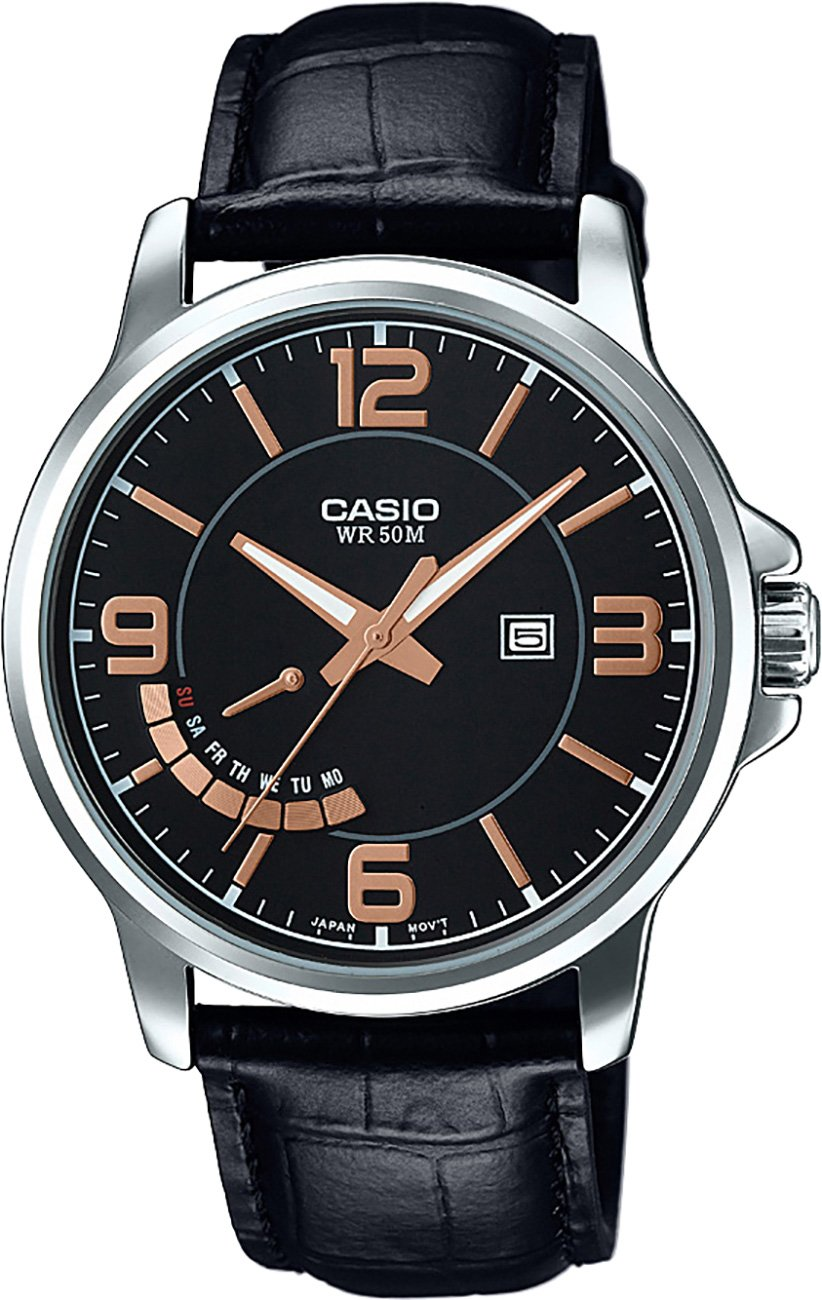 CASIO ANALOG MENS WATCH MTP-E124L-1AVDF