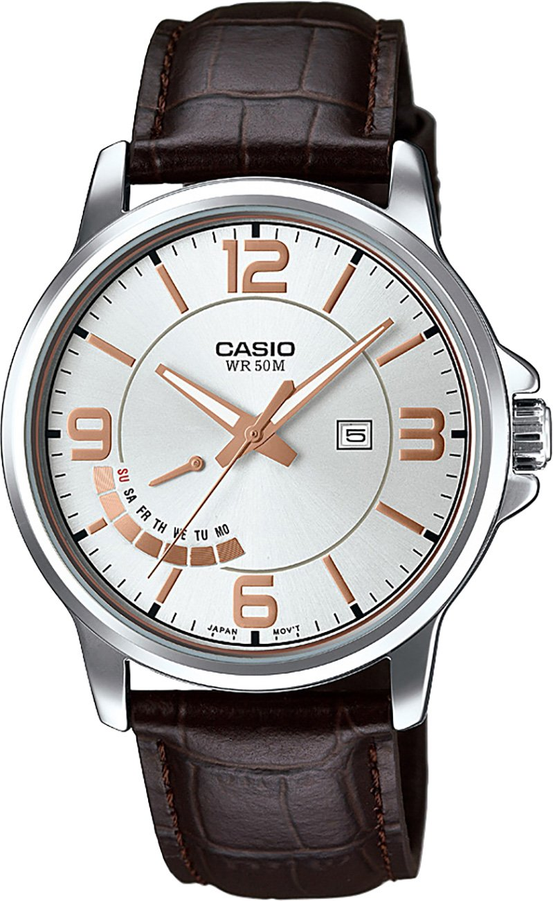 CASIO ANALOG MENS WATCH MTP-E124L-7AVDF