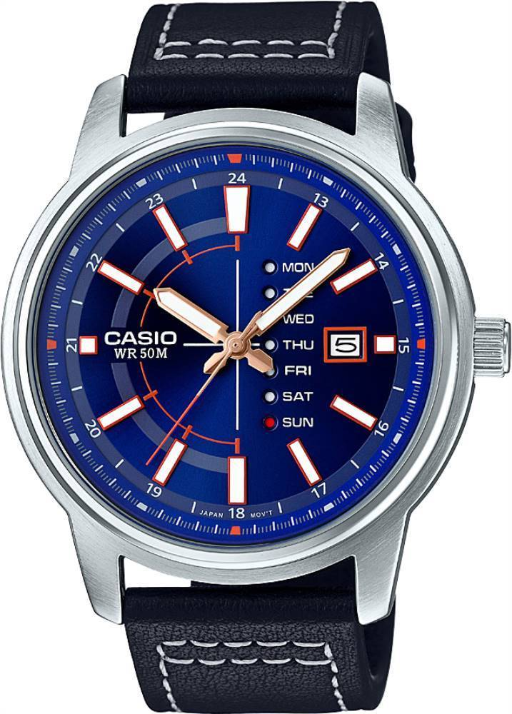 CASIO ANALOG MENS WATCH MTP-E128L-2A1VDF