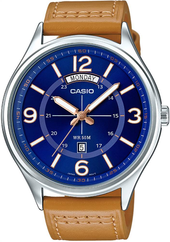 CASIO ANALOG MENS WATCH MTP-E129L-2B2VDF