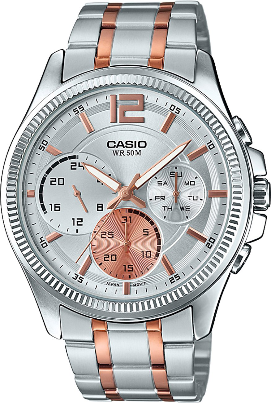 CASIO ANALOG MENS WATCH MTP-E305RG-7AVDF