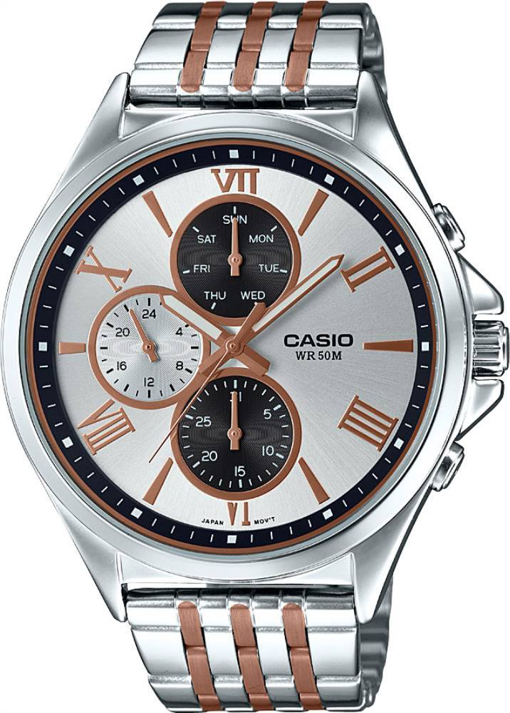 CASIO ANALOG MENS WATCH MTP-E317D-1AVDF