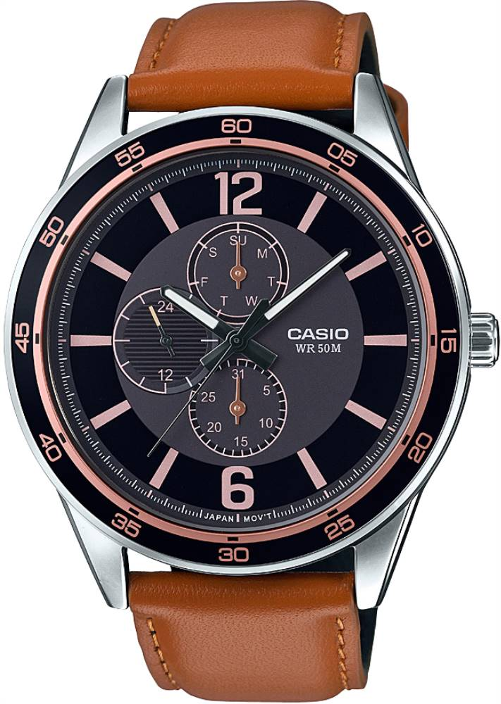 CASIO ANALOG MENS WATCH MTP-E319L-1BVDF
