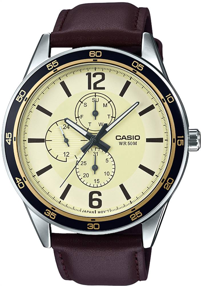 CASIO ANALOG MENS WATCH MTP-E319L-9BVDF