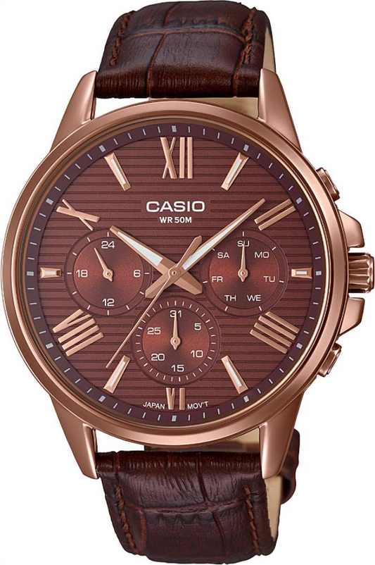 CASIO ANALOG MENS WATCH MTP-EX300RL-5AVDF